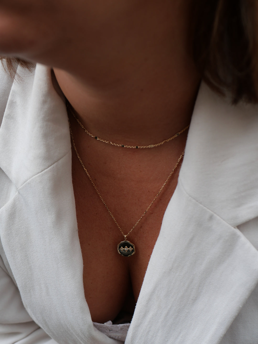 Coffret Colliers Plaqué Or & Oz Saturne