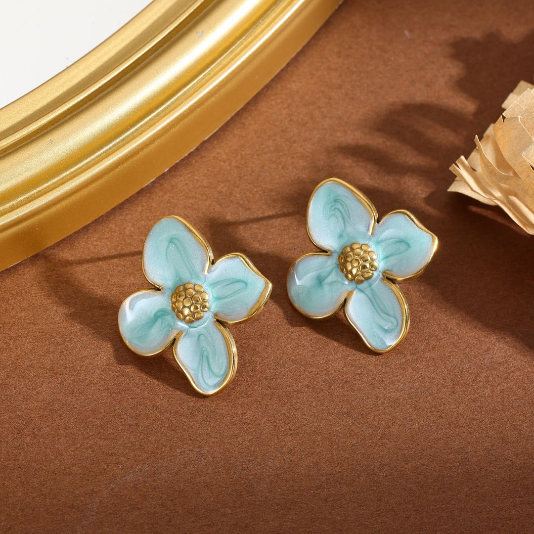 Boucles d'oreilles Acier inoxydable doré Talam