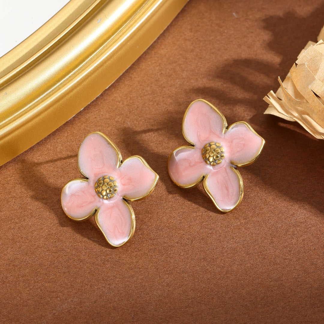 Boucles d'oreilles Acier inoxydable doré Talam