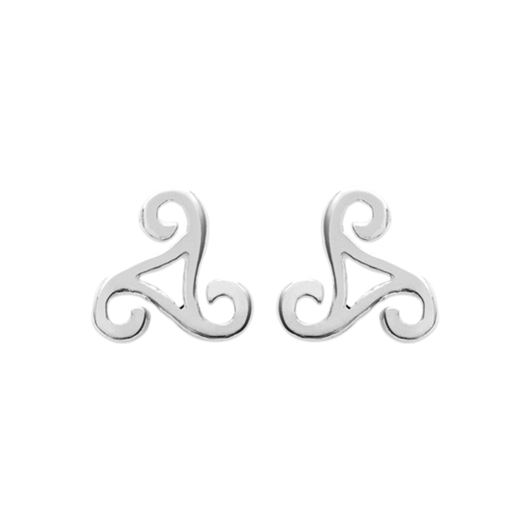 Boucles d'oreilles Argent 925 motif Triskèle
