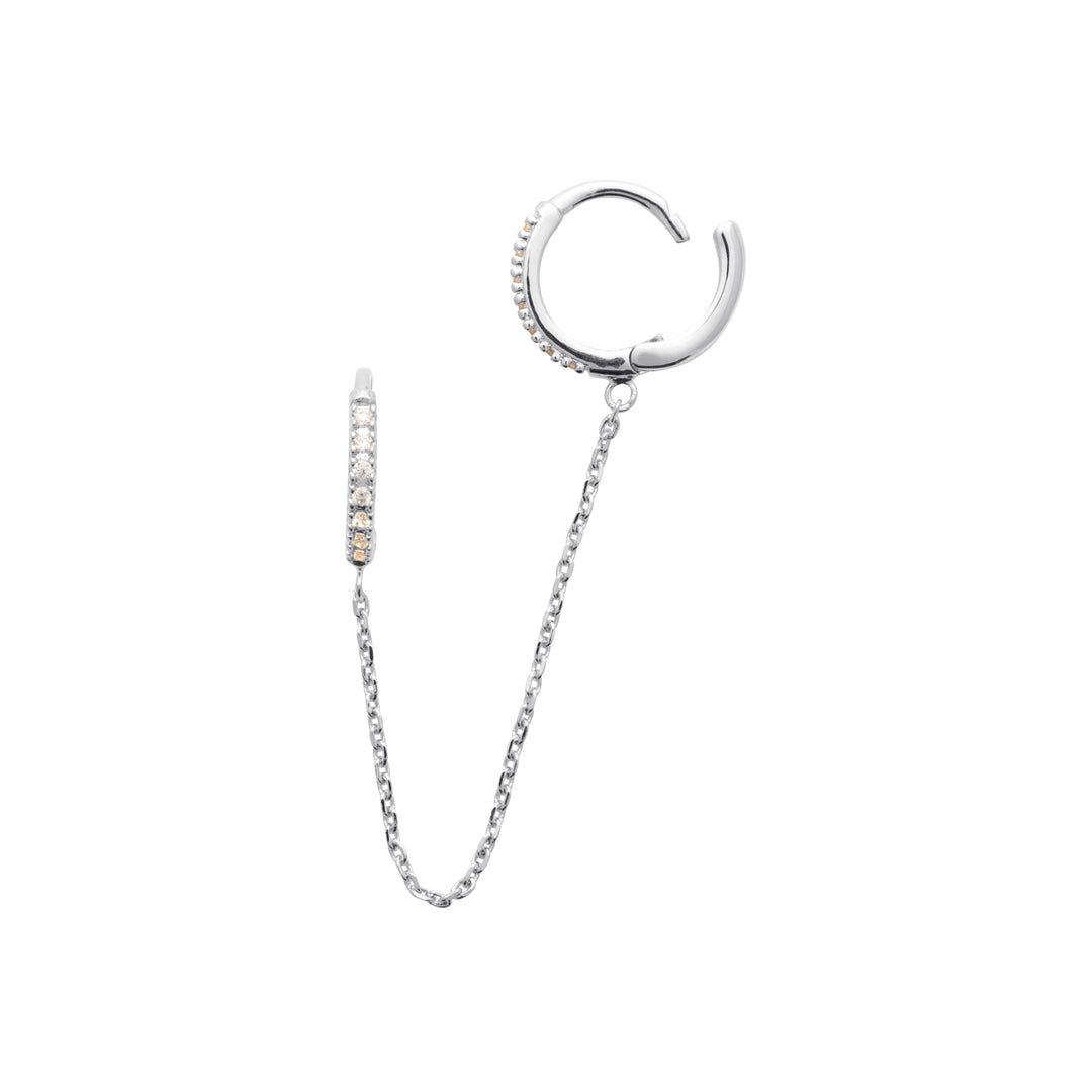 Boucle à l'unité Argent & Oz Ember