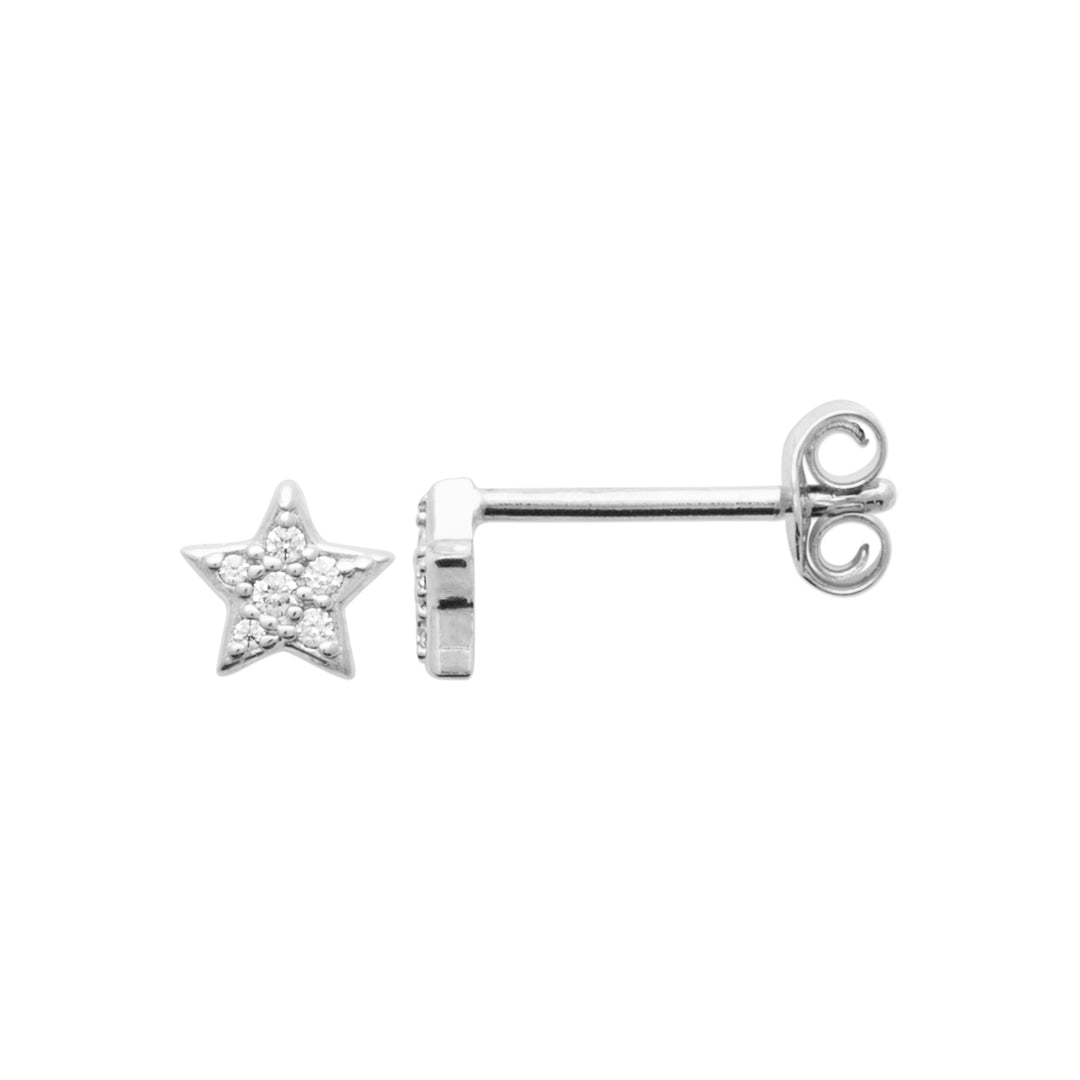Boucles d'oreilles Argent 925 & OZ forme étoiles Stars
