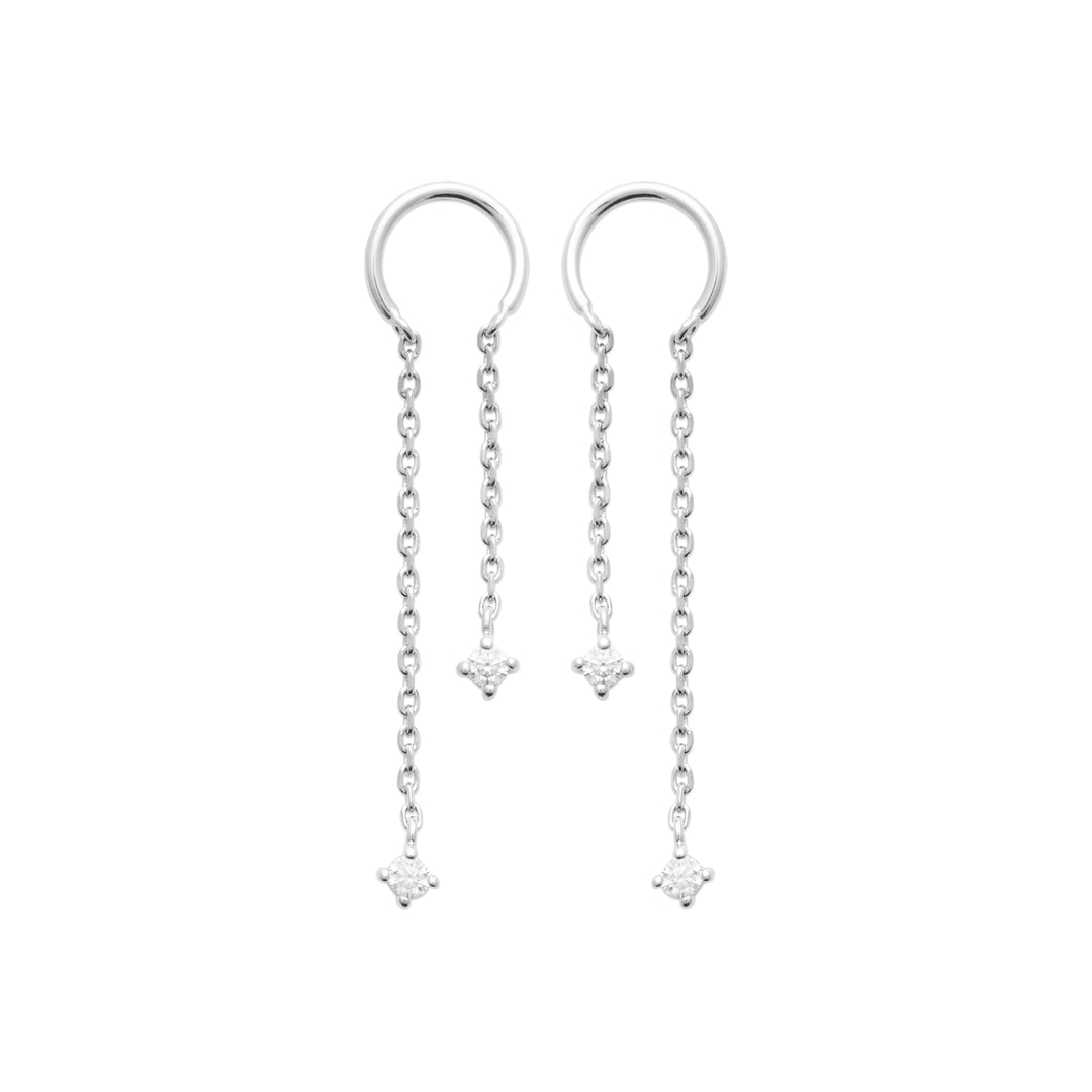 Boucles d'oreilles Argent 925 & Luminous