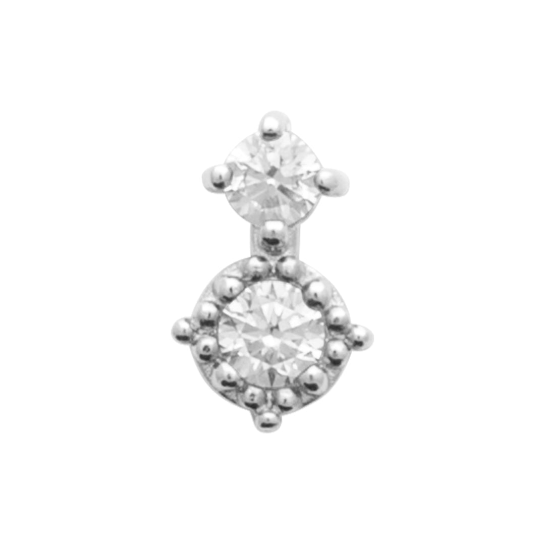 Piercing Argent 925 & Oz Tige Titane Valencia