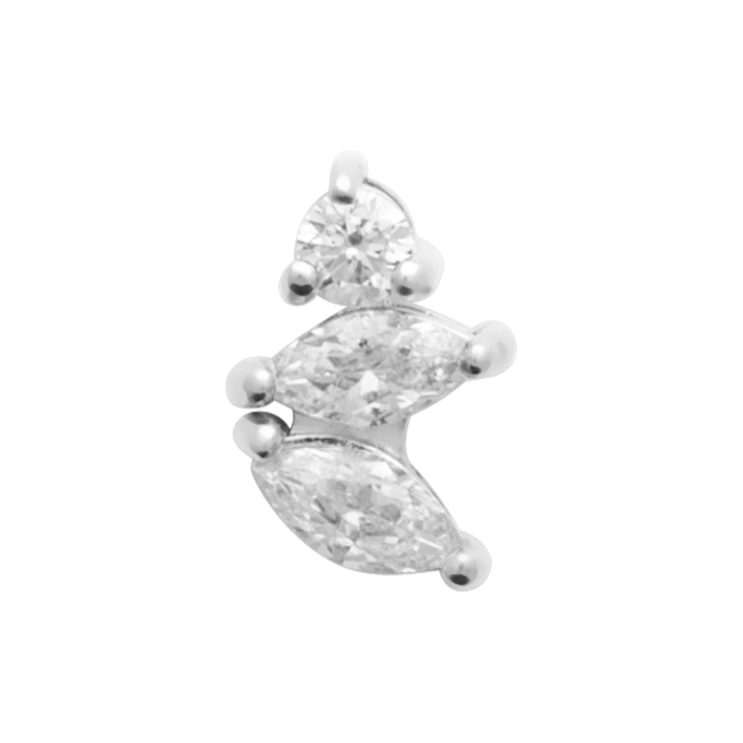 Piercing Argent 925 & Oz Tige Titane Serel