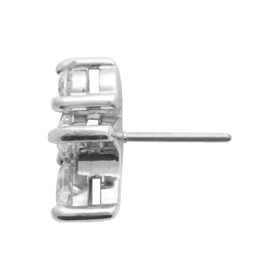 Piercing Argent 925 & Oz Tige Titane Serel
