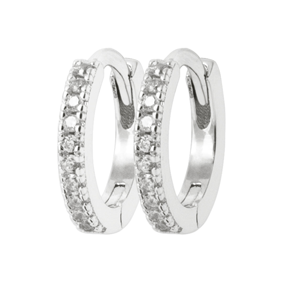Boucles d'oreilles Argent 925 créoles & OZ Kora