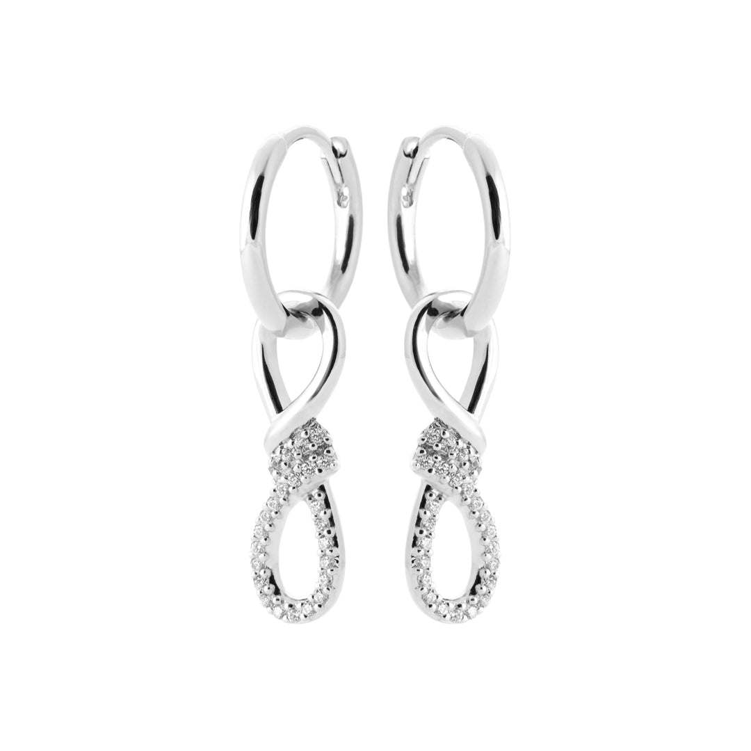 Boucles d'oreilles Argent 925 & Oz Endless