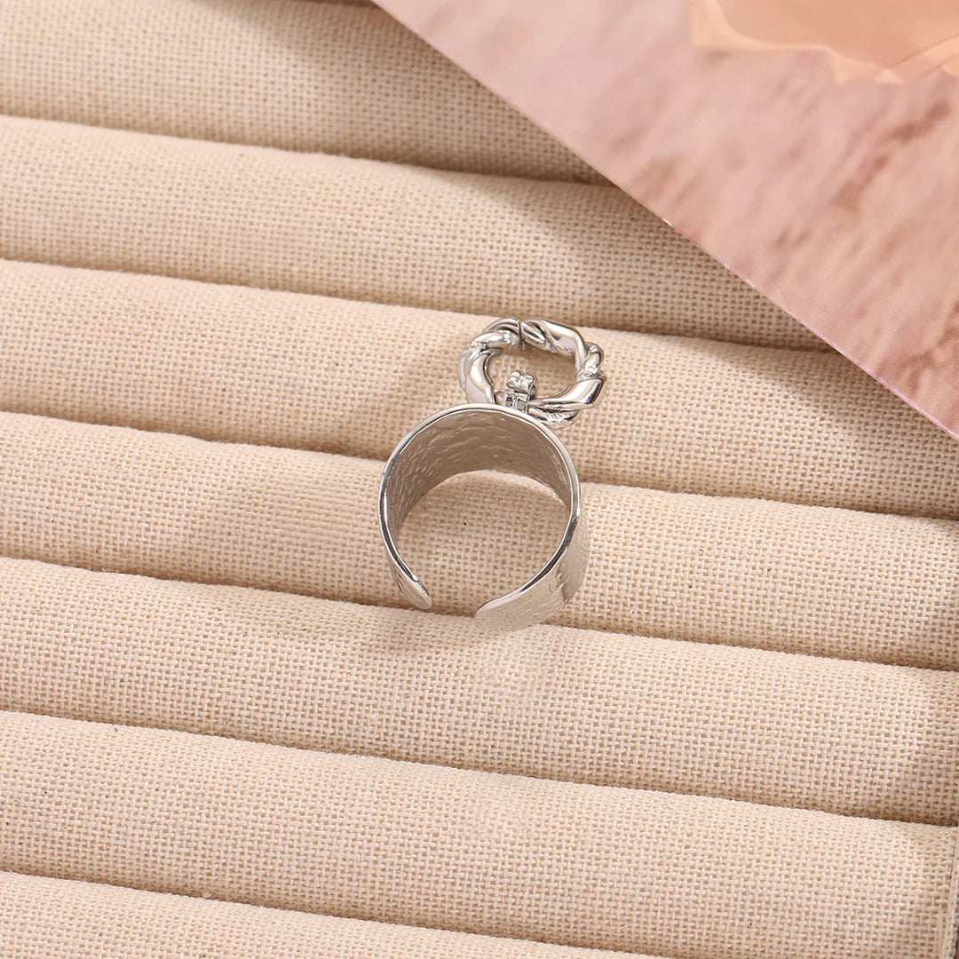 Bague Acier inoxydable femme Magnetic
