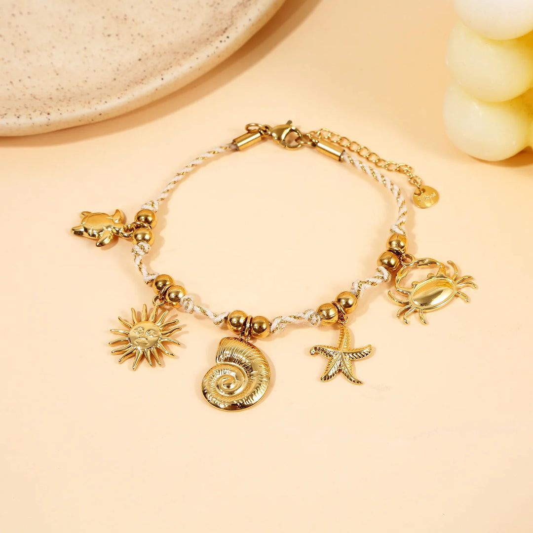 Bracelet Acier inoxydable doré femme Tropico