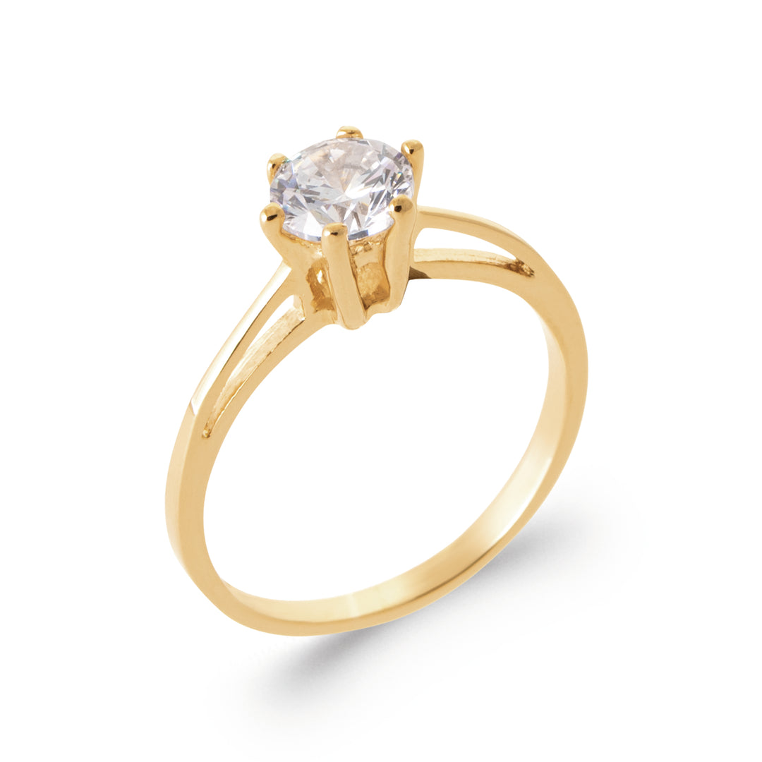 Bague alliance Plaqué or & OZ Concorde