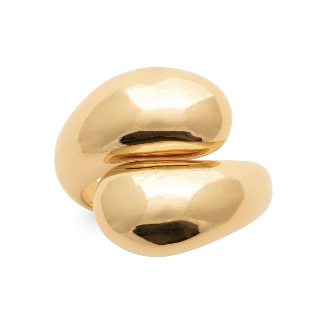 Bague plaqué or Paloma