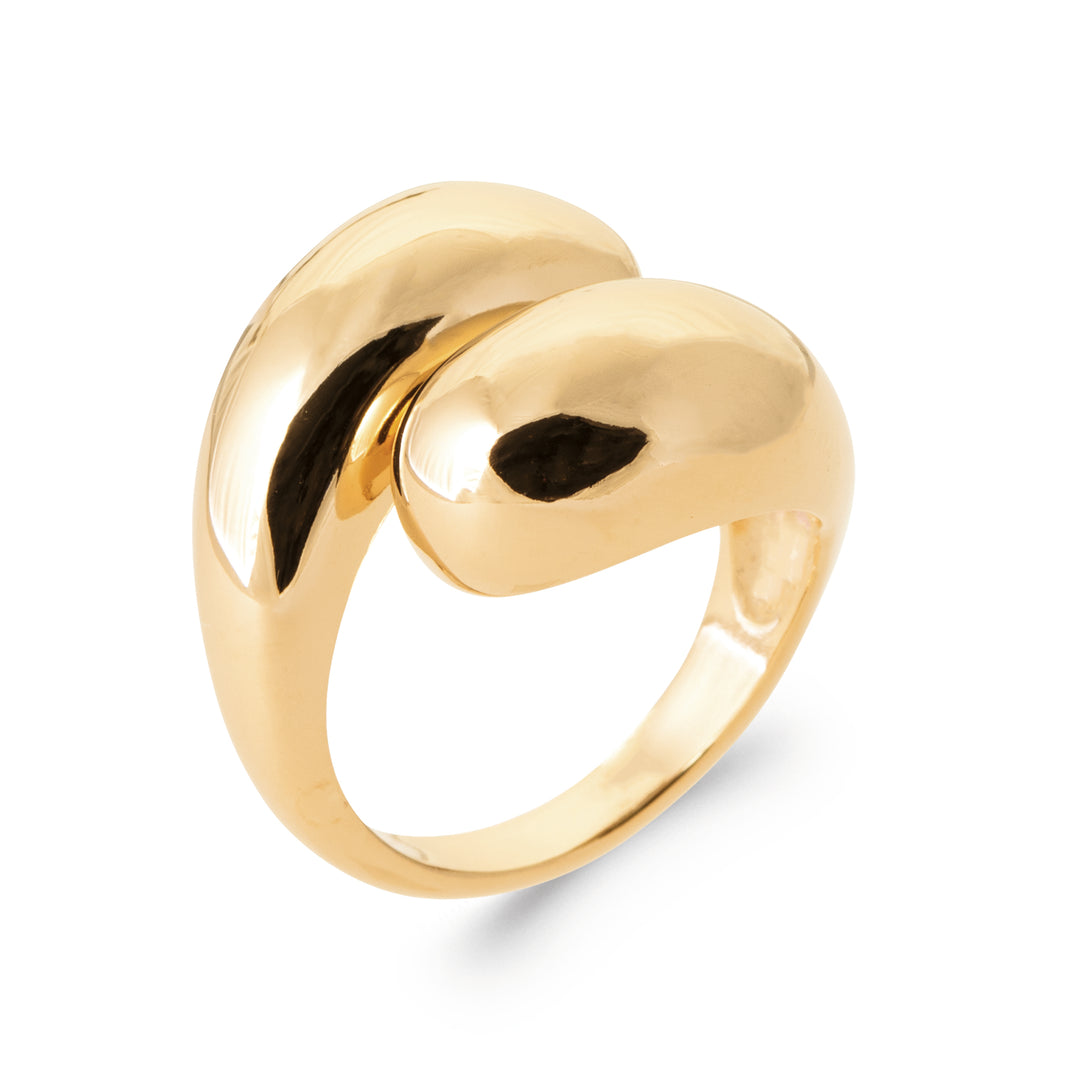 Bague plaqué or Paloma
