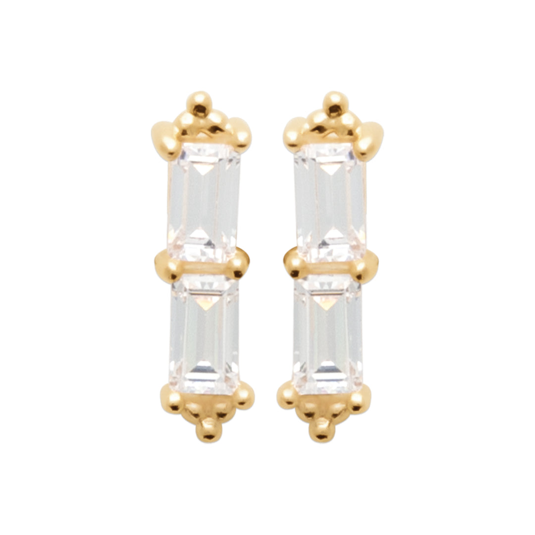 Boucles d'oreilles Plaqué or & Oz Attract