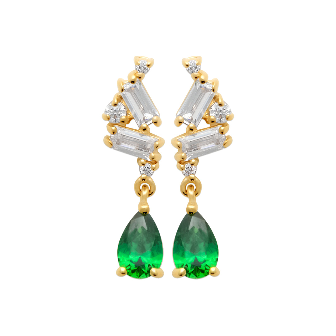 Boucles d'oreilles Plaqué or & pampille Oz Venezia