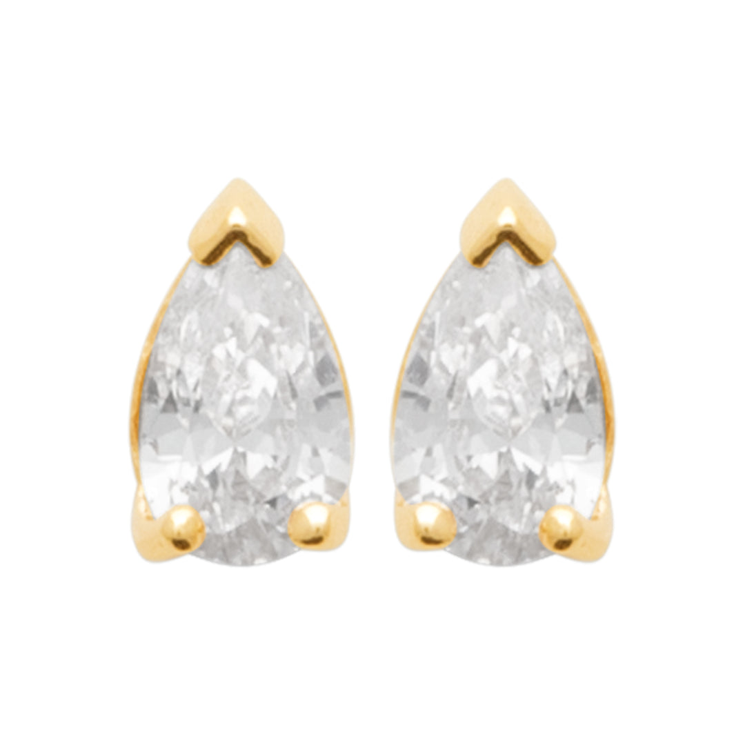 Boucles d'oreilles Plaqué or & Oz Peach