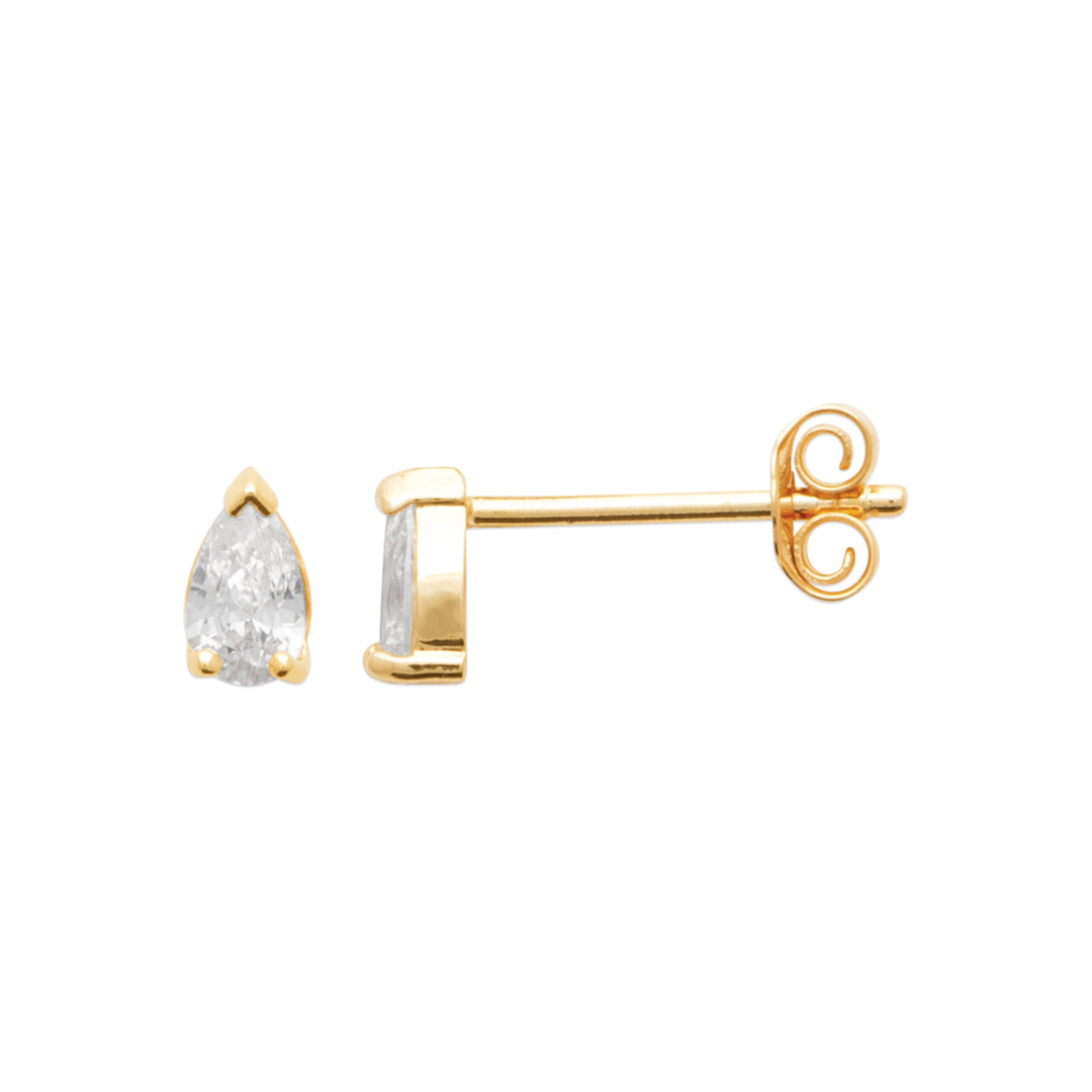 Boucles d'oreilles Plaqué or & Oz Peach