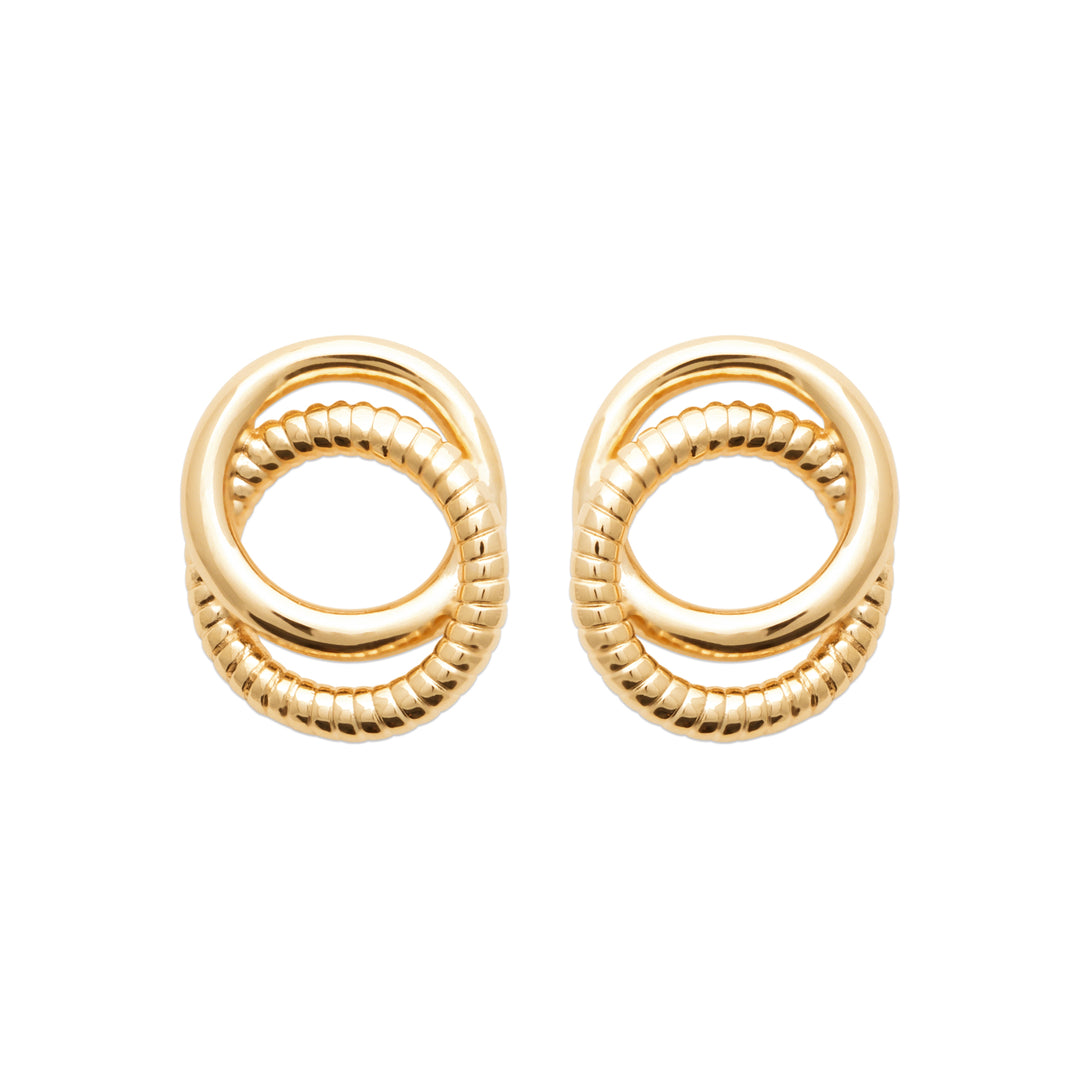 Boucles d'oreilles Plaqué or Calys
