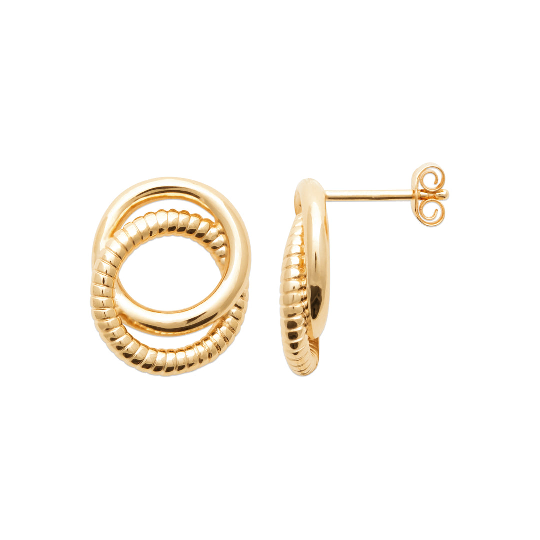Boucles d'oreilles Plaqué or Calys