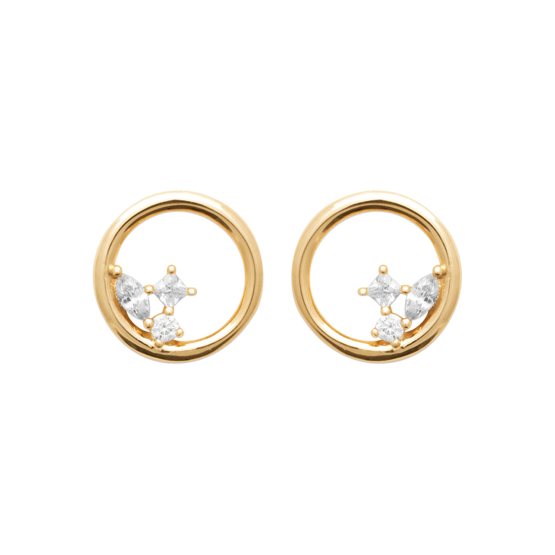 Boucles d'oreilles Plaqué or & Oz Oprah