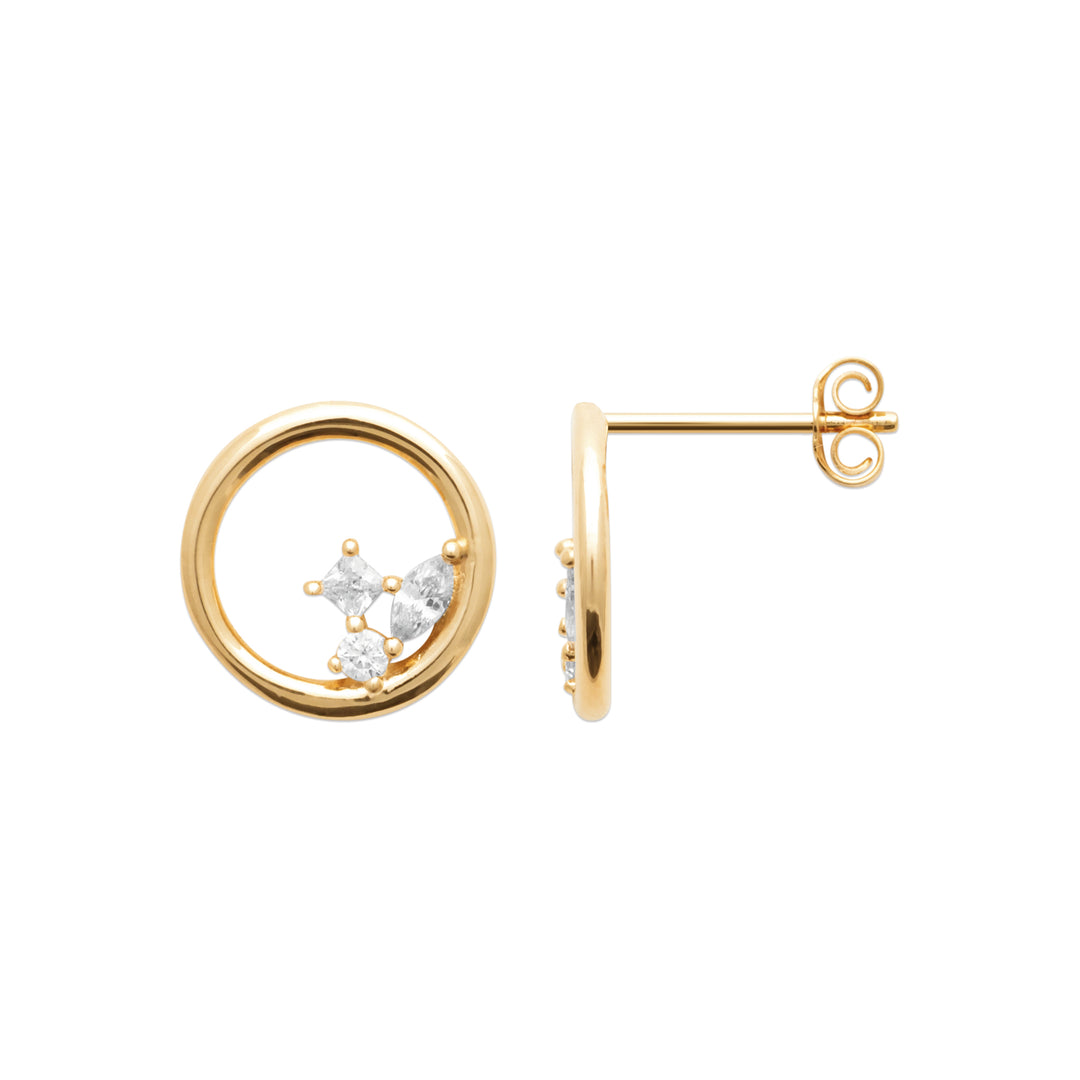 Boucles d'oreilles Plaqué or & Oz Oprah
