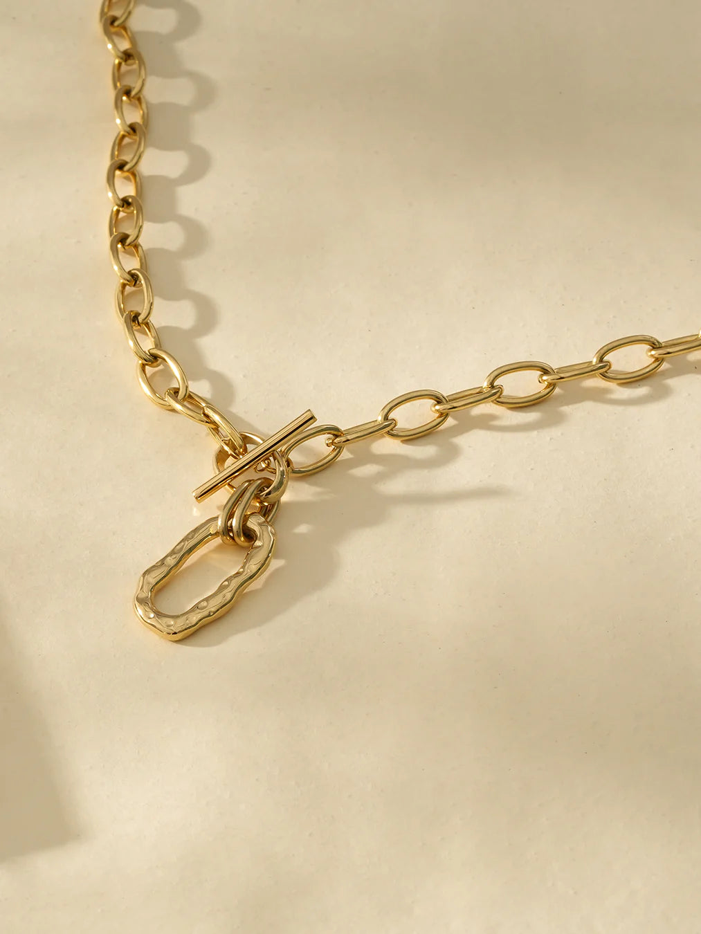 Collier Acier inoxydable doré femme Nami