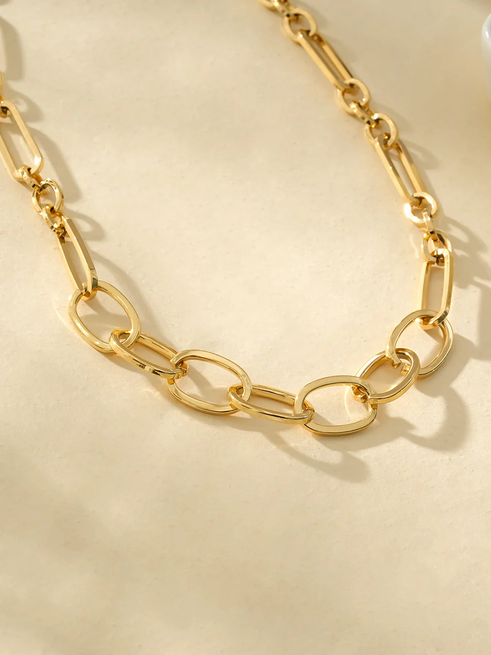 Collier Acier inoxydable doré femme Cora