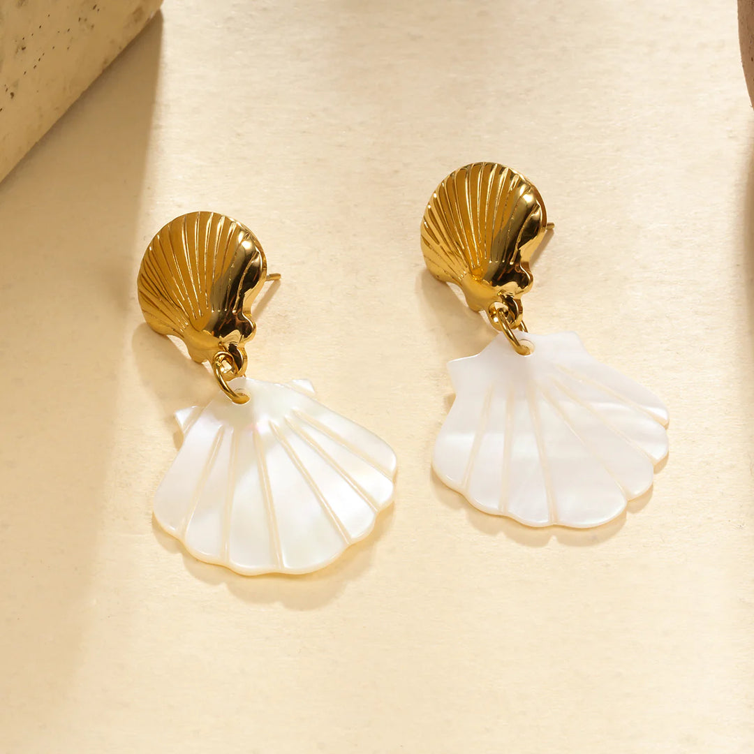 Boucles d'oreilles Acier inoxydable doré Aeris