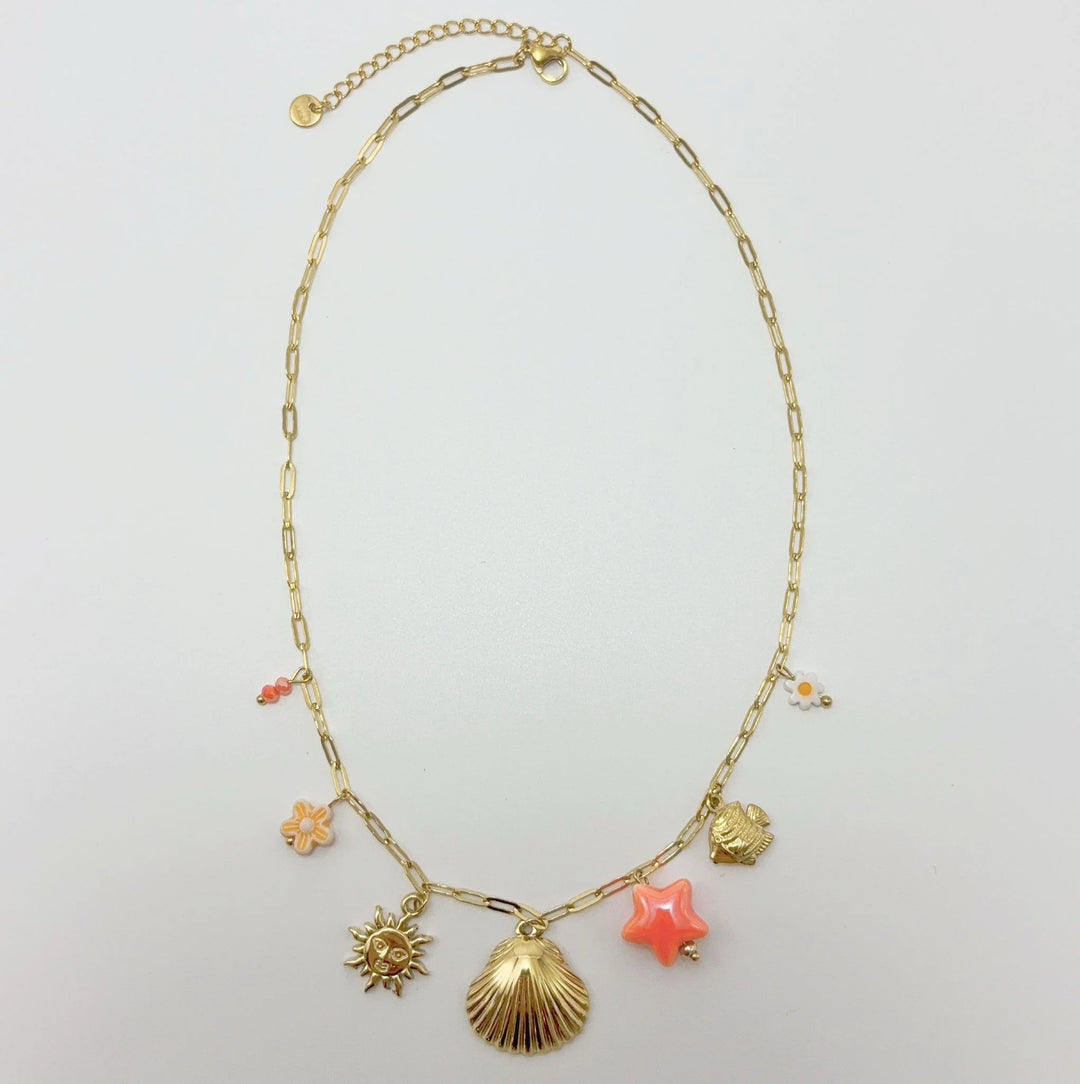Collier Acier inoxydable doré femme Tamaréa