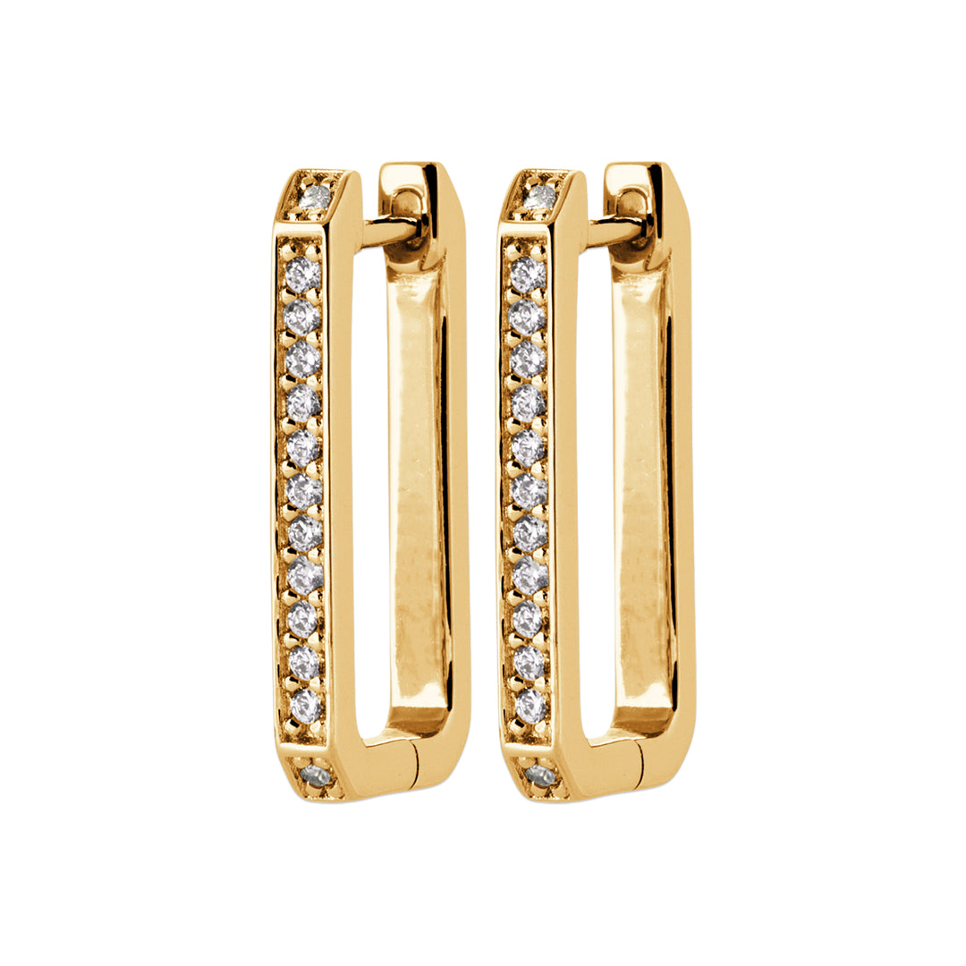Boucles d'oreilles Plaqué or et Oz Dolly