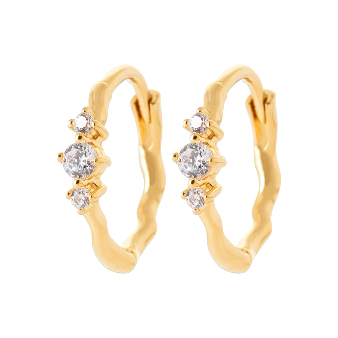 Boucles d'oreilles Plaqué Or & OZ Ninon