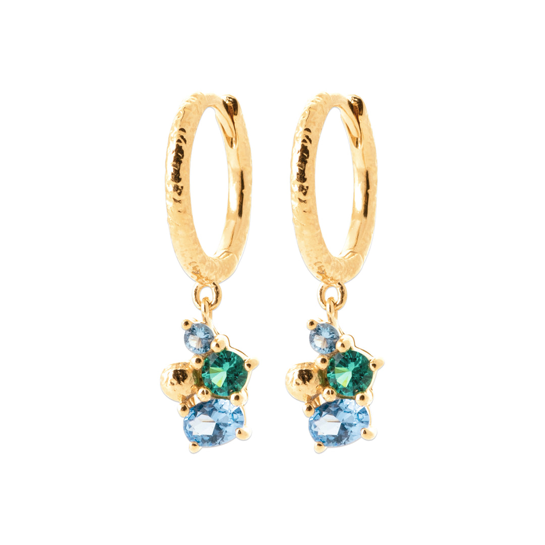 Boucles d'oreilles Plaqué Or & créoles Oz Maravillas
