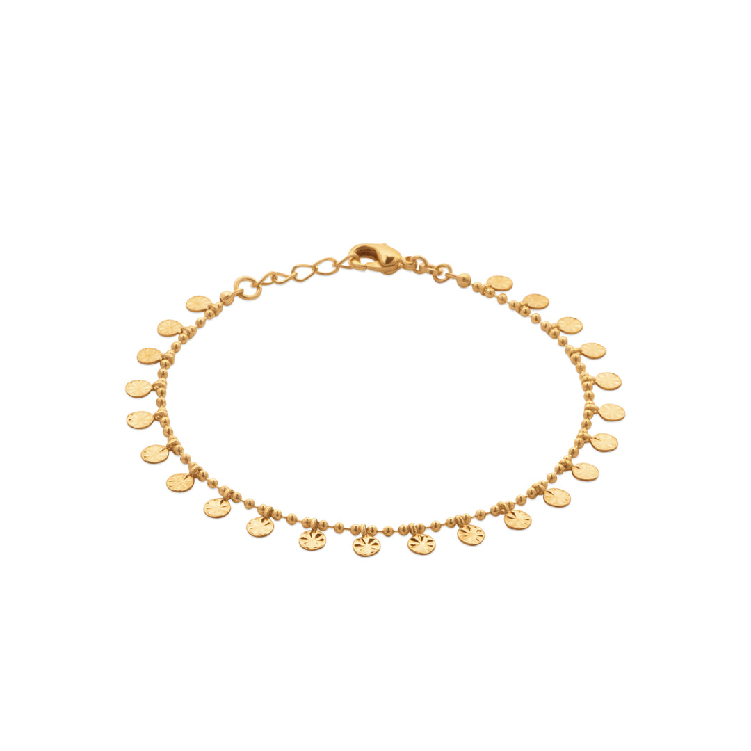 Bracelet Plaqué or et pampille Lison