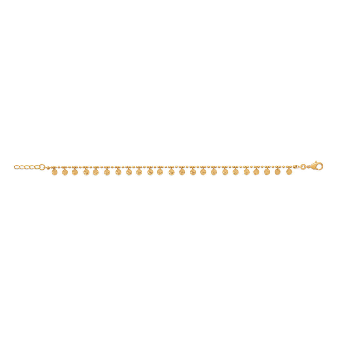 Bracelet Plaqué or et pampille Lison
