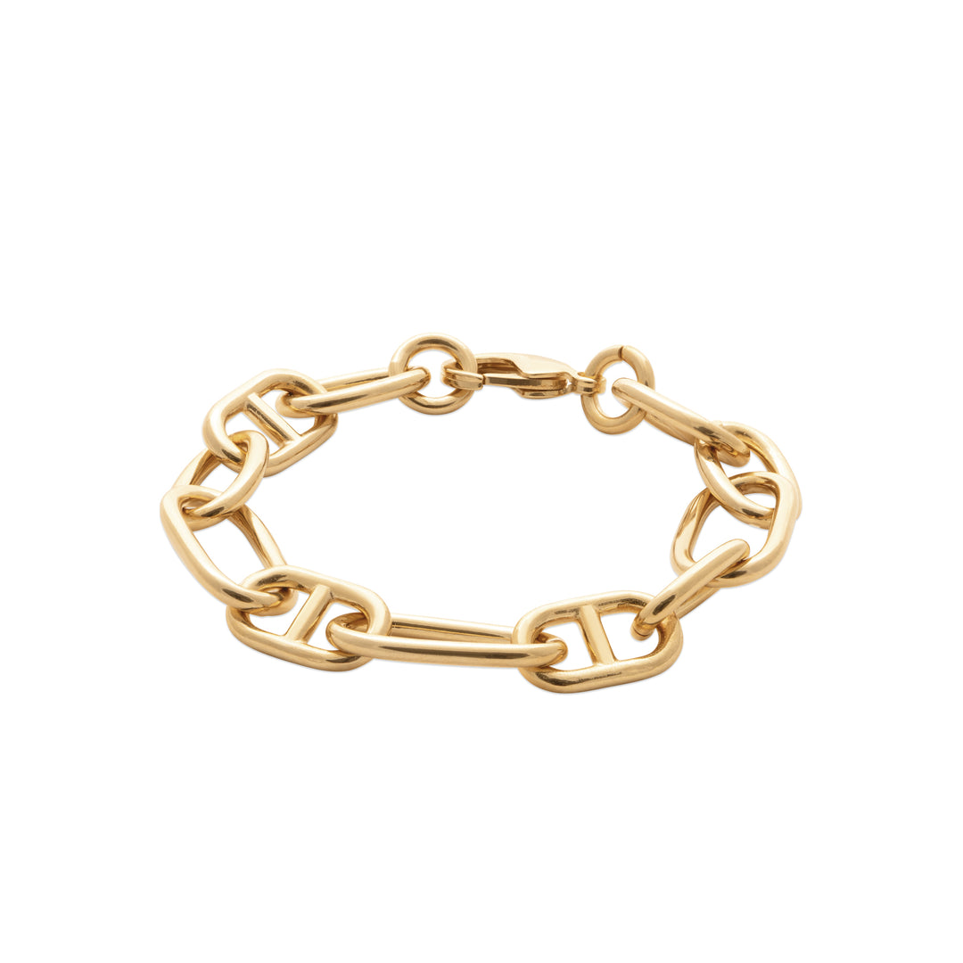 Bracelet Plaqué Or maille marine Enola