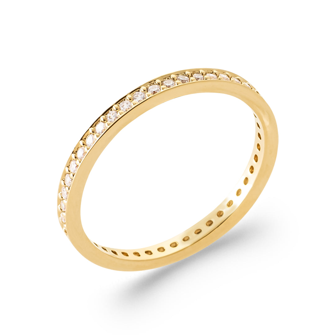 Bague alliance plaqué or & OZ Promise