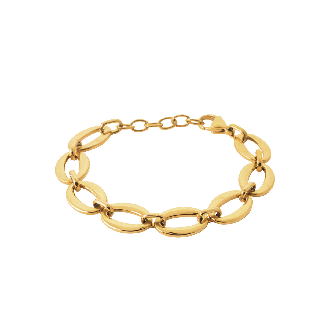 Bracelet Acier inoxydable doré femme Thaïs