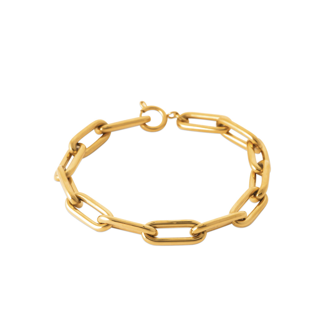 Bracelet Acier inoxydable doré femme Aheva