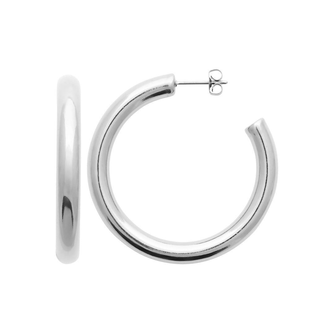 Boucles d'oreilles Acier inoxydable créole Trendy