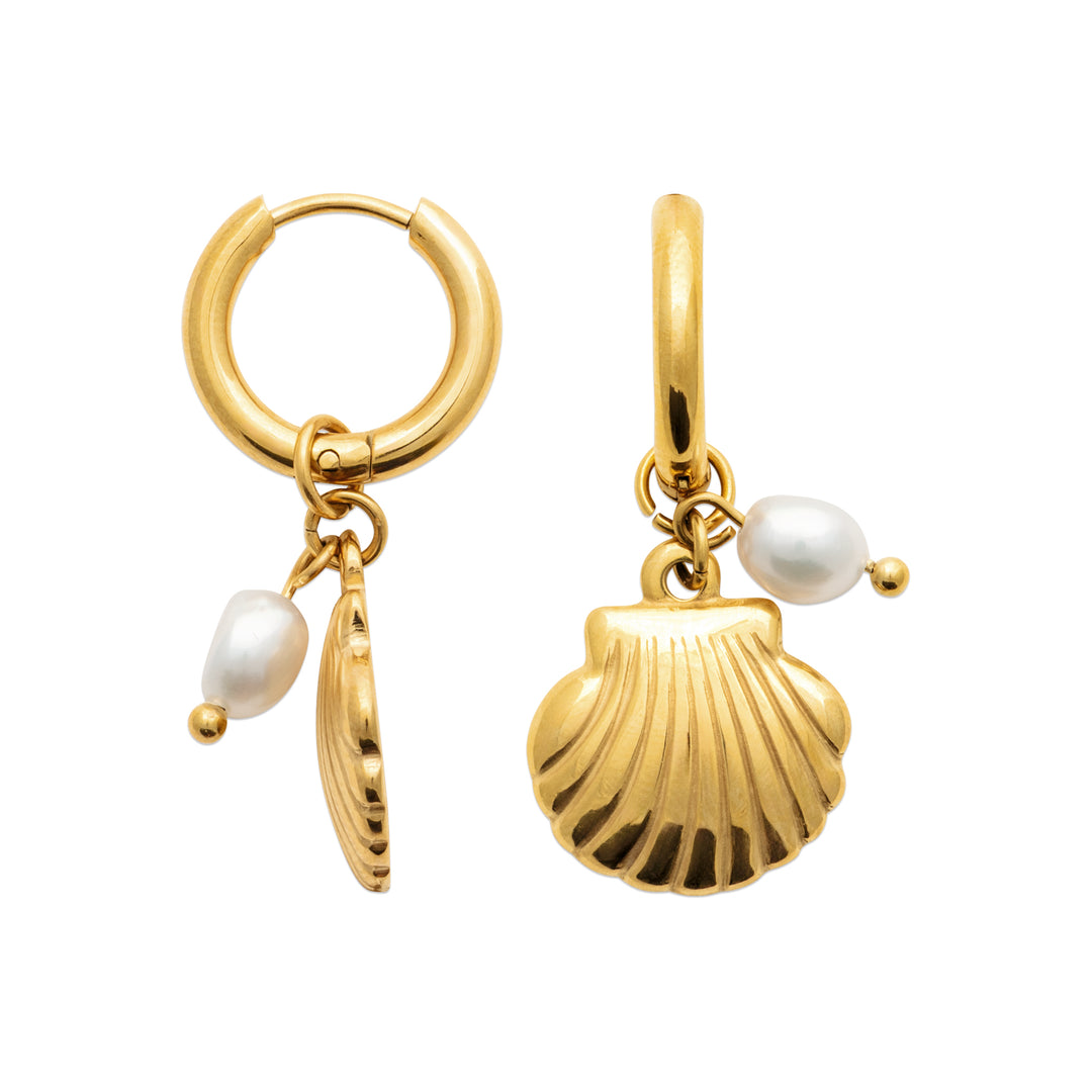 Boucles d'oreilles Acier inoxydable doré Loen