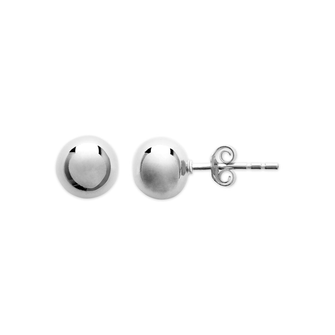 Boucles d'oreilles Argent 925 forme puces boule Savanah
