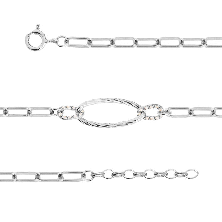 Bracelet Argent 925 & OZ Reem