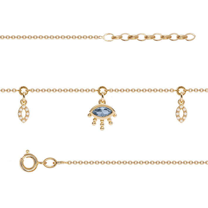 Bracelet Plaqué or & Oz Thalia