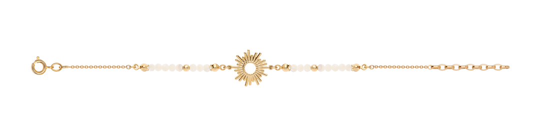 Bracelet Plaqué Or & nacre Solstice