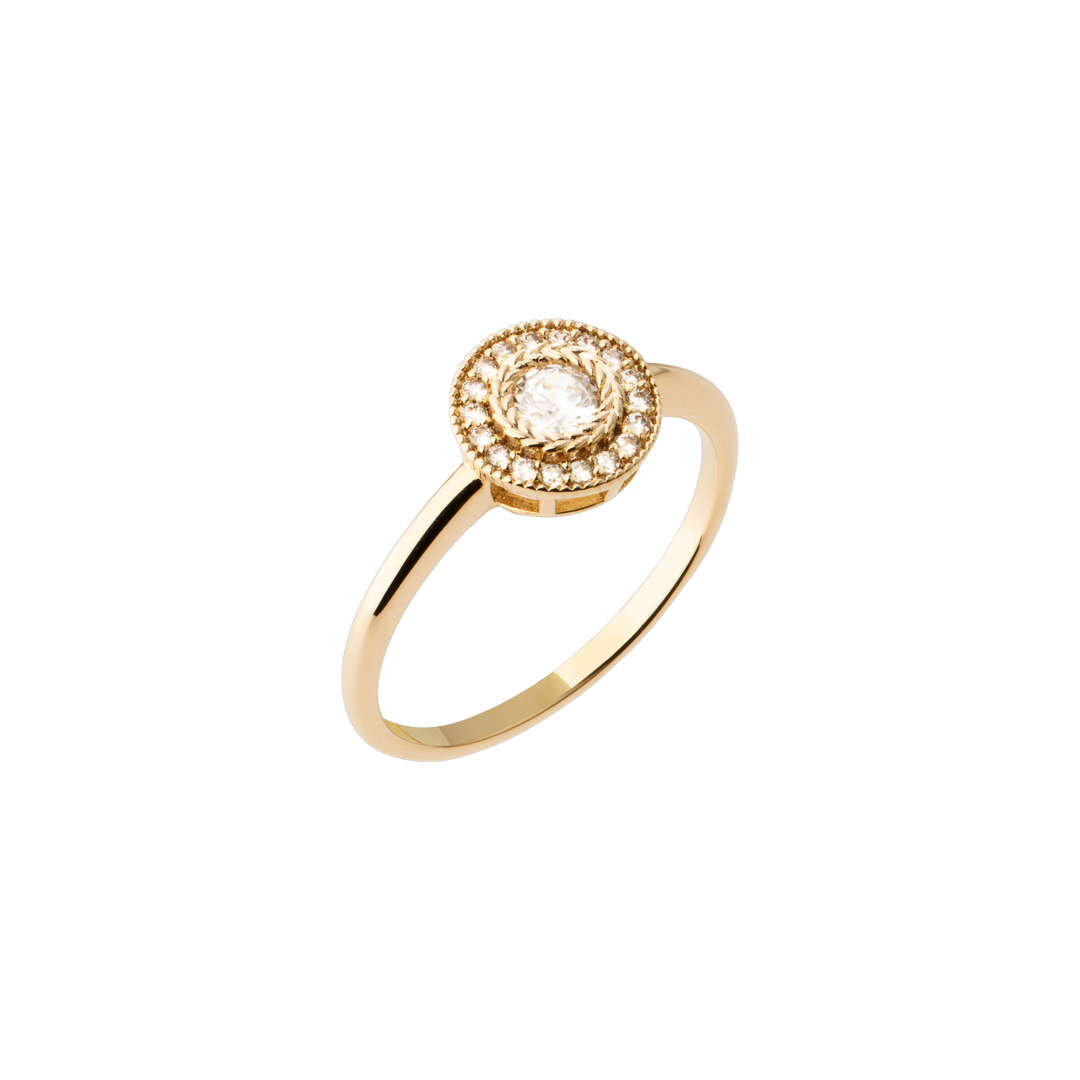 Bague Plaqué Or & Oz Etincelle