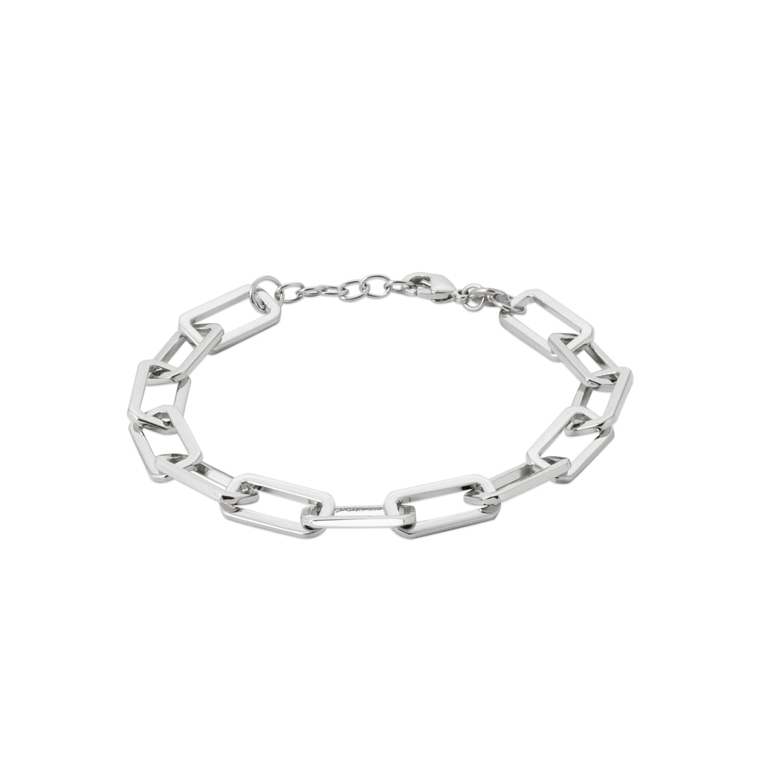 Bracelet Argent 925 maille rectangle Emily