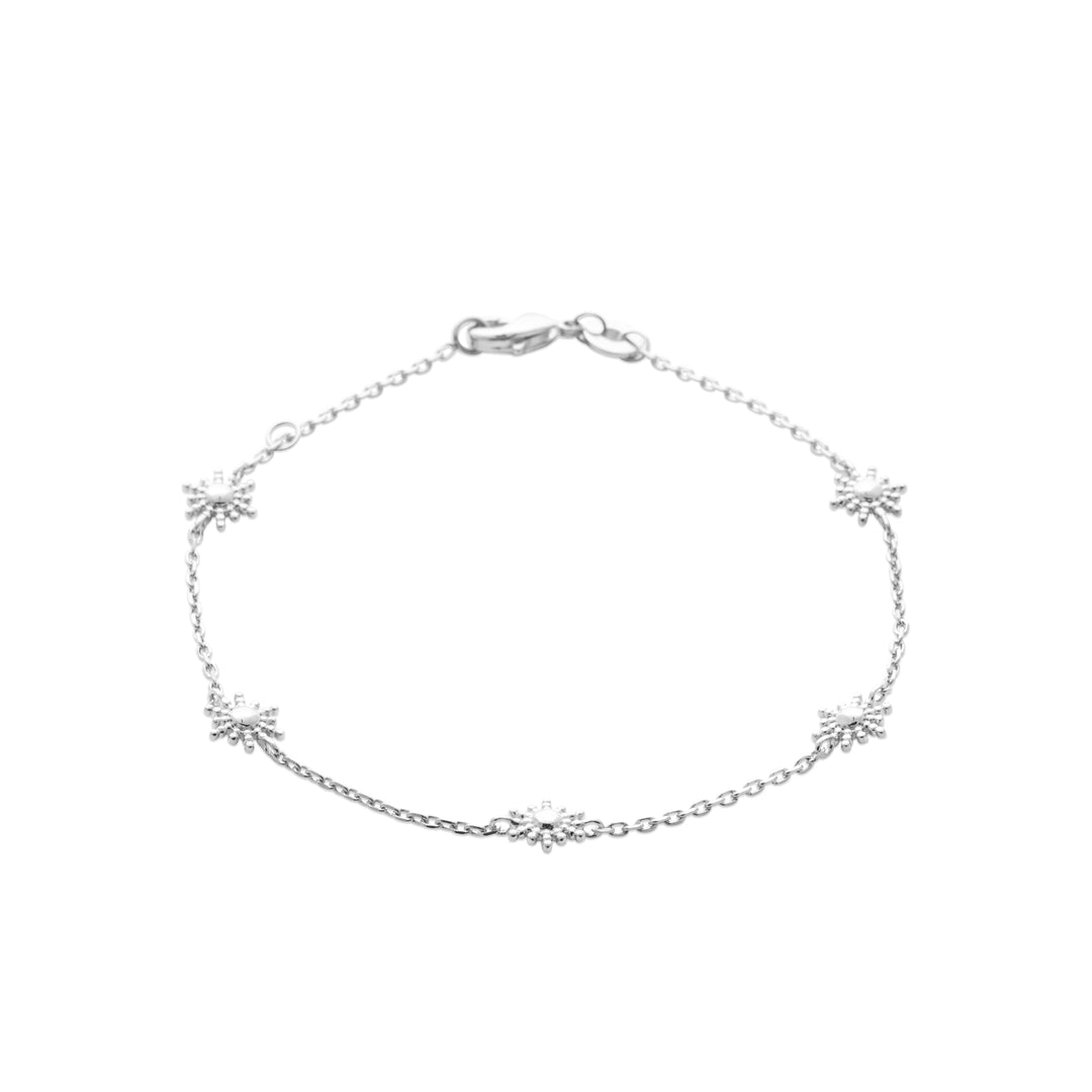 Bracelet Argent 925 motif soleil Paraiso