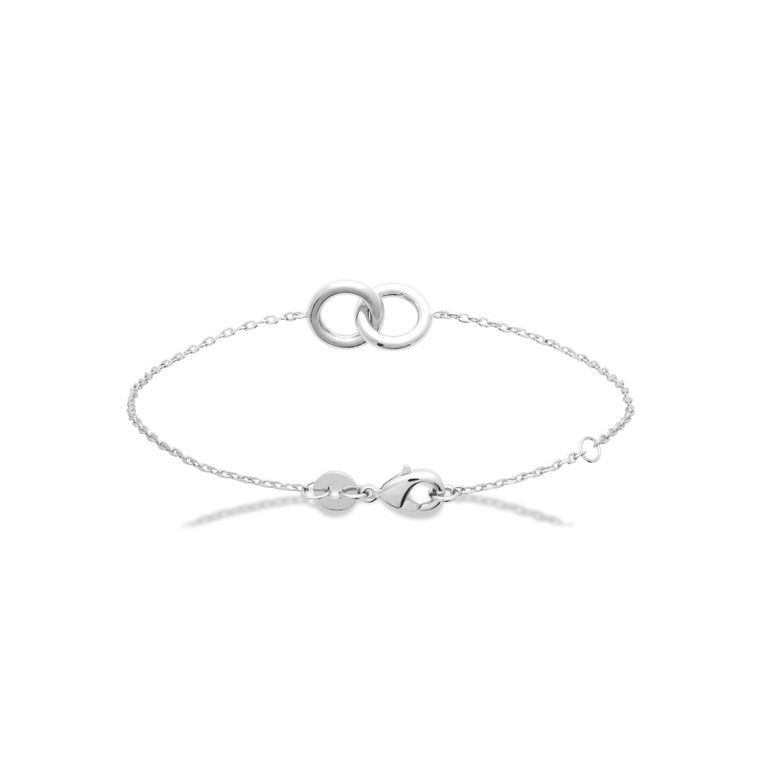 Bracelet Argent 925 cercles entrelacés Romeo