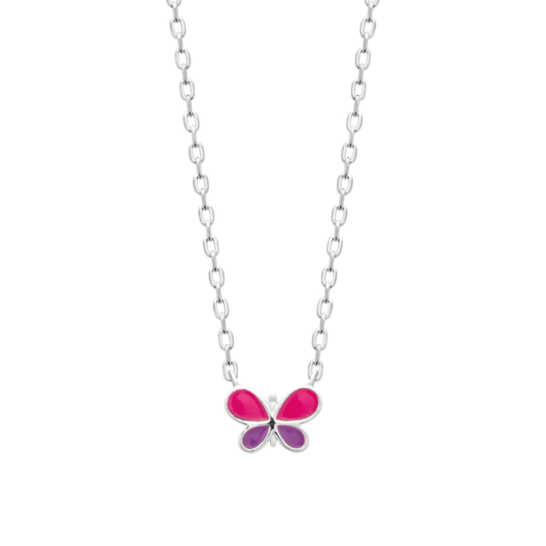 Collier Argent 925 enfant Butterfly