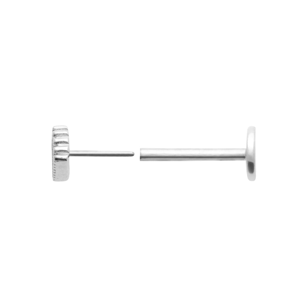 Piercing Argent 925 Tige Titane Clara